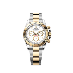 39위 (실사영상) ROLEX 로렉스 데이토나-73 116503 18K포금 최신버전 업그레이드형 코스모그래프 데이토나 116503 18K 옐로우 골드 콤비 크로노그래프 화이트 다이얼 오이스터 브레이슬릿 신형 7750B-2 오토매틱 무브먼트 rol0620