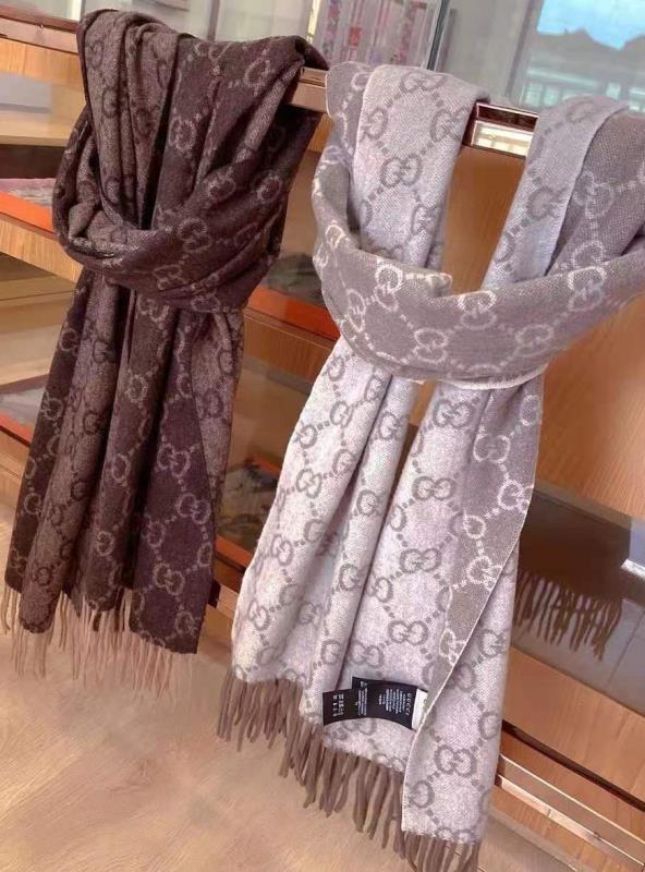 GUCCI 구찌 캐시미어 머플러 150 블랙