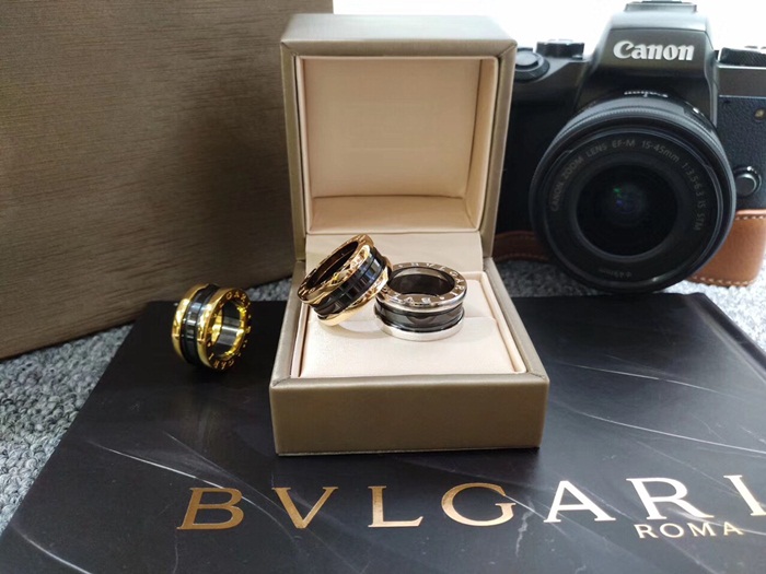 BULGARI (미러급) 불가리 비제로원 2밴드 반지