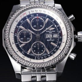 BREITLING 브라이틀링 벤틀리 지티2 크로노 그래프 다크블루 다이얼 스크래치 방지 사파이어 크리스탈 글라스 최고급 옵션 bre0134 - Breitling Bentley Motors Chronograph Dark Blue Dial