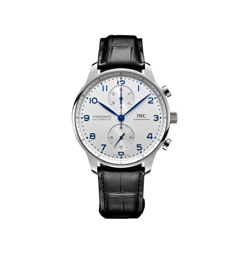 30위 IWC 아이더블유씨 포르투기즈 크로노그래프 화이트 다이얼 오토매틱 무브먼트 스크래치 방지 사파이어 크리스탈 글라스 최고급 옵션 iwc0211