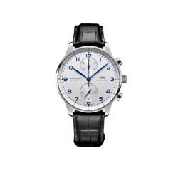 30위 IWC 아이더블유씨 포르투기즈 크로노그래프 화이트 다이얼 오토매틱 무브먼트 스크래치 방지 사파이어 크리스탈 글라스 최고급 옵션 iwc0211