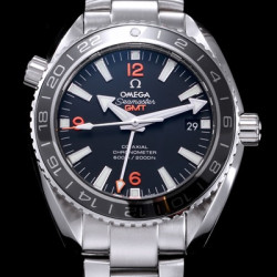 OMEGA 오메가 씨마스터 232.30.44.22.01.001"플래닛 오션600M 코-액시얼 지엠티 GMT" 블랙 다이얼 오토매틱 무브먼트 omg0813 - Omega Seamaster Ceramic Bezel Planet Ocean 600M Co-Axal GMT Black Dial Automatic Movement