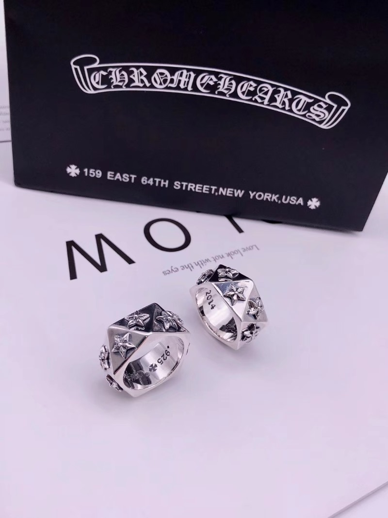CHROME HEARTS 크롬하츠 남녀공용 925실버 반지 12~24호