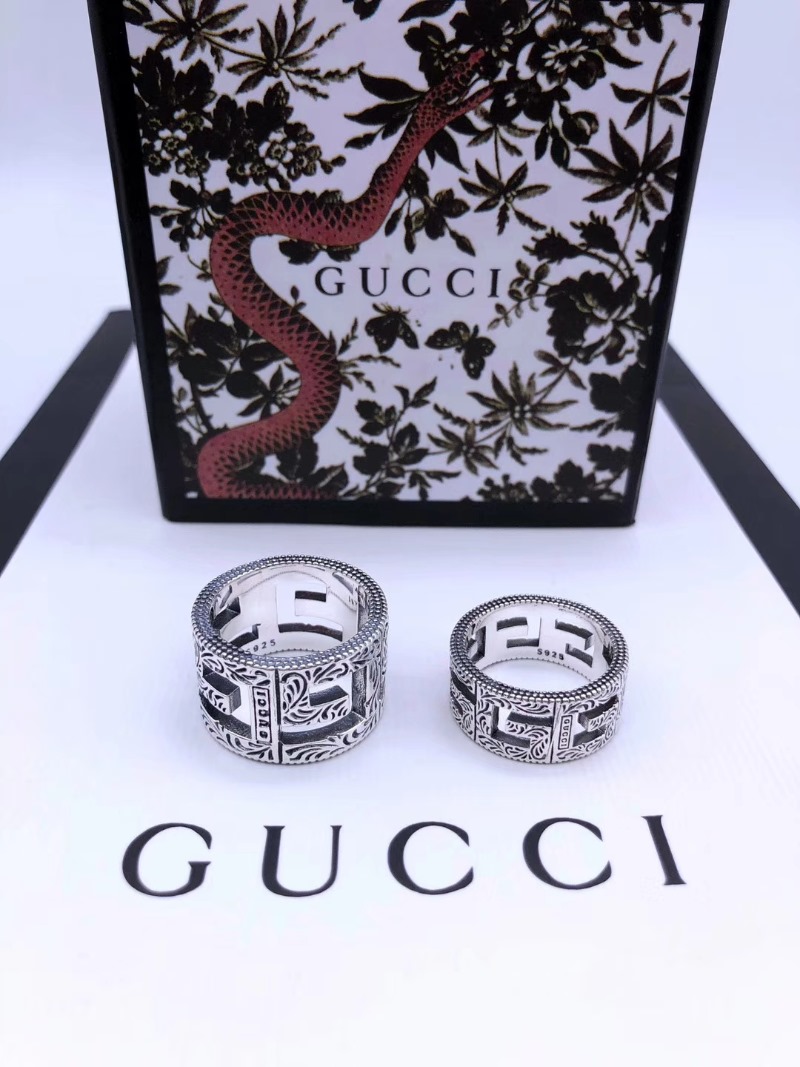 GUCCI 구찌 925실버 남녀공용 반지 14~26호