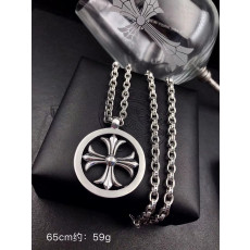 CHROME HEARTS 크롬하츠 남녀공용 925실버 목걸이 65cm (GD목걸이)
