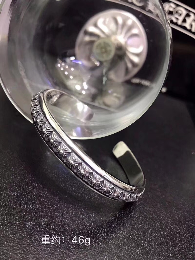 CHROME HEARTS 크롬하츠 남녀공용 925실버 팔찌