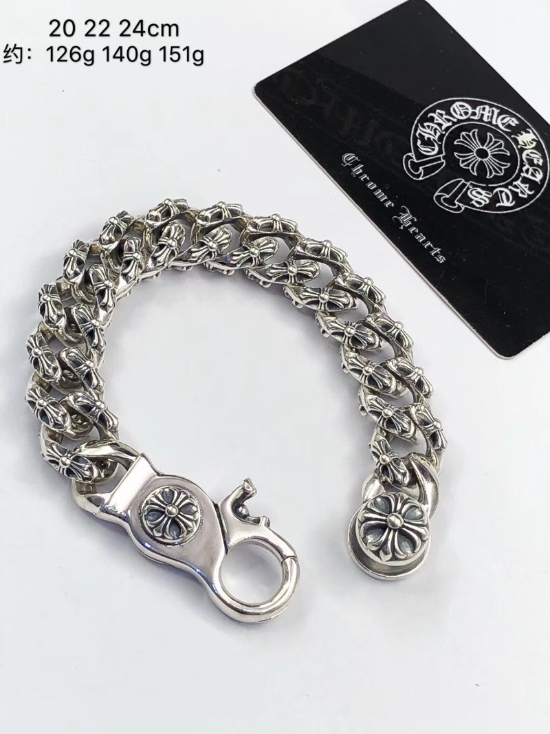 CHROME HEARTS 크롬하츠 925실버 남녀공용 팔찌 3디자인(폭15mm)