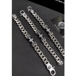 CHROME HEARTS 크롬하츠 925실버 남녀공용 팔찌 3디자인(폭15mm)