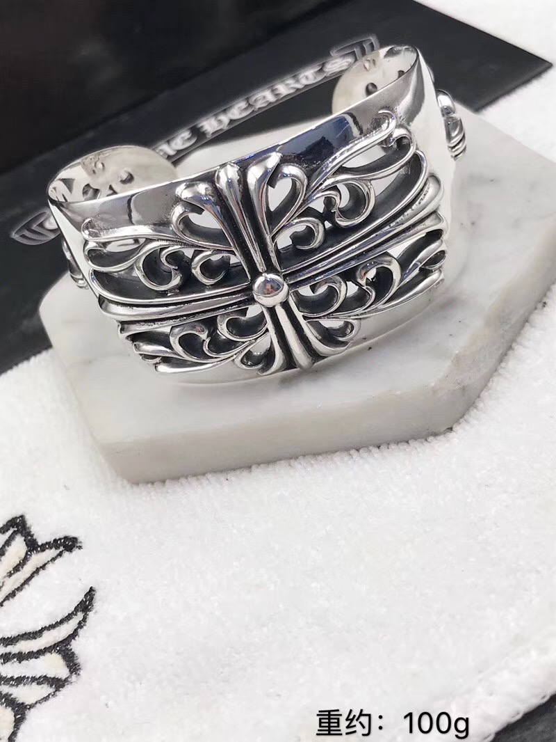 CHROME HEARTS 크롬하츠 925실버 남녀공용 팔찌