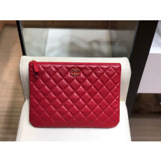 CHANEL 샤넬 레더 클러치백 CHAB1239