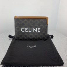 CELINE 셀린느 트리옹페 캔버스 클러치백 CELB0003 24CM