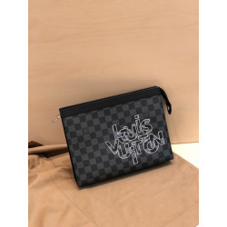 LOUIS VUITTON 루이비통 2020 남여공용 클러치백 M61692,LOUB1717,26cm,블랙