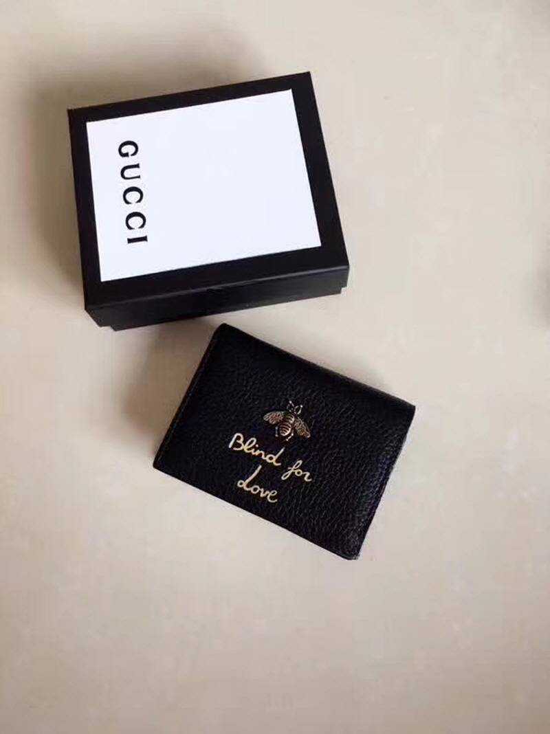 GUCCI 구찌 애니멀리에 여성 반지갑 3COLOR