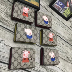 GUCCI 구찌 gg 수프림 피기 반지갑 2COLOR