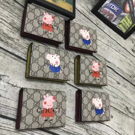 GUCCI 구찌 gg 수프림 피기 반지갑 2COLOR