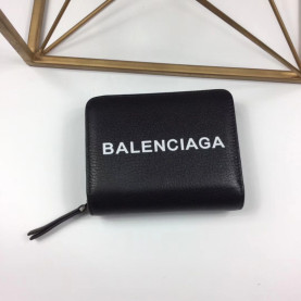 BALENCIAGA 발렌시아가 2020 에브리데이 지퍼월렛 블랙