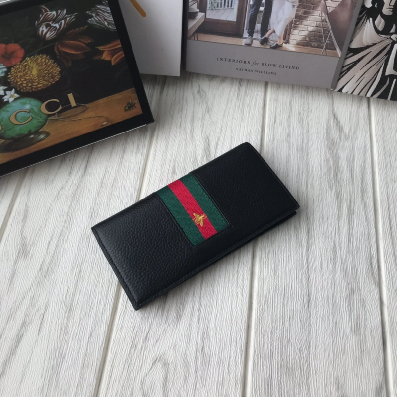 GUCCI 구찌 클래식 로고 지퍼 장지갑 / 장지갑