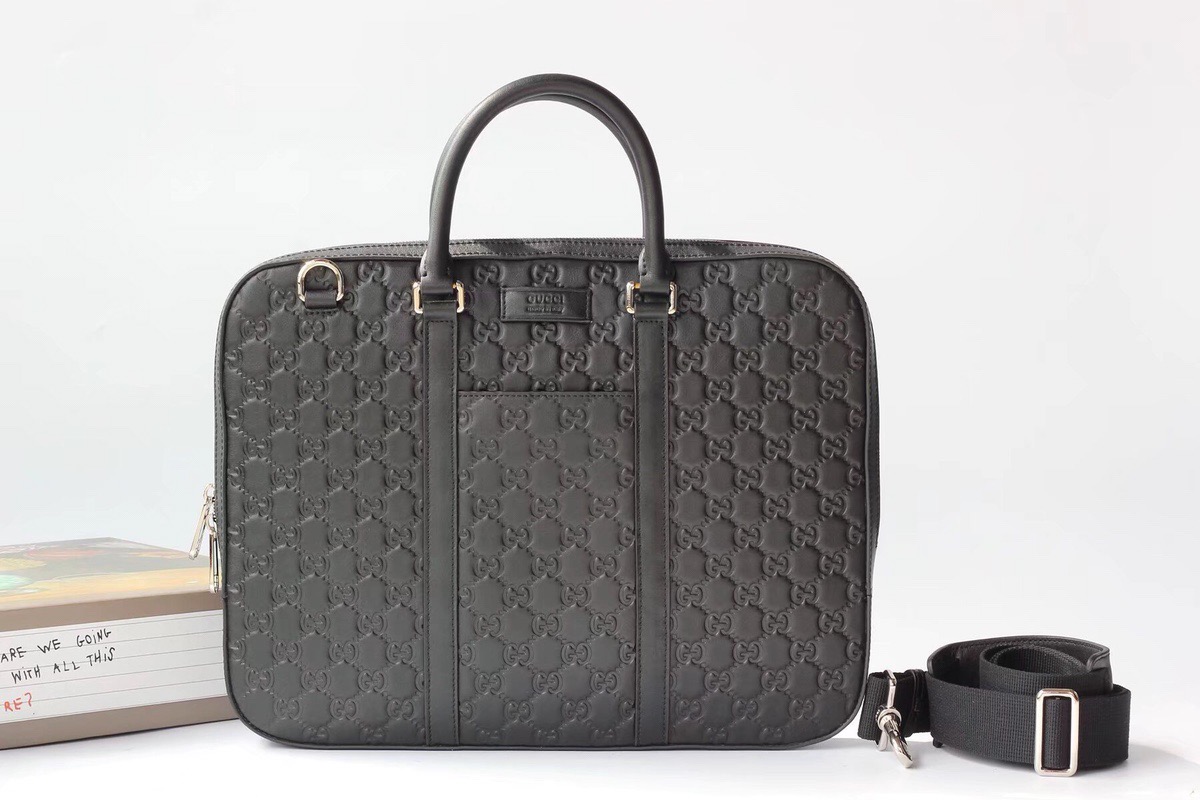 GUCCI 구찌 시마 가죽 서류가방