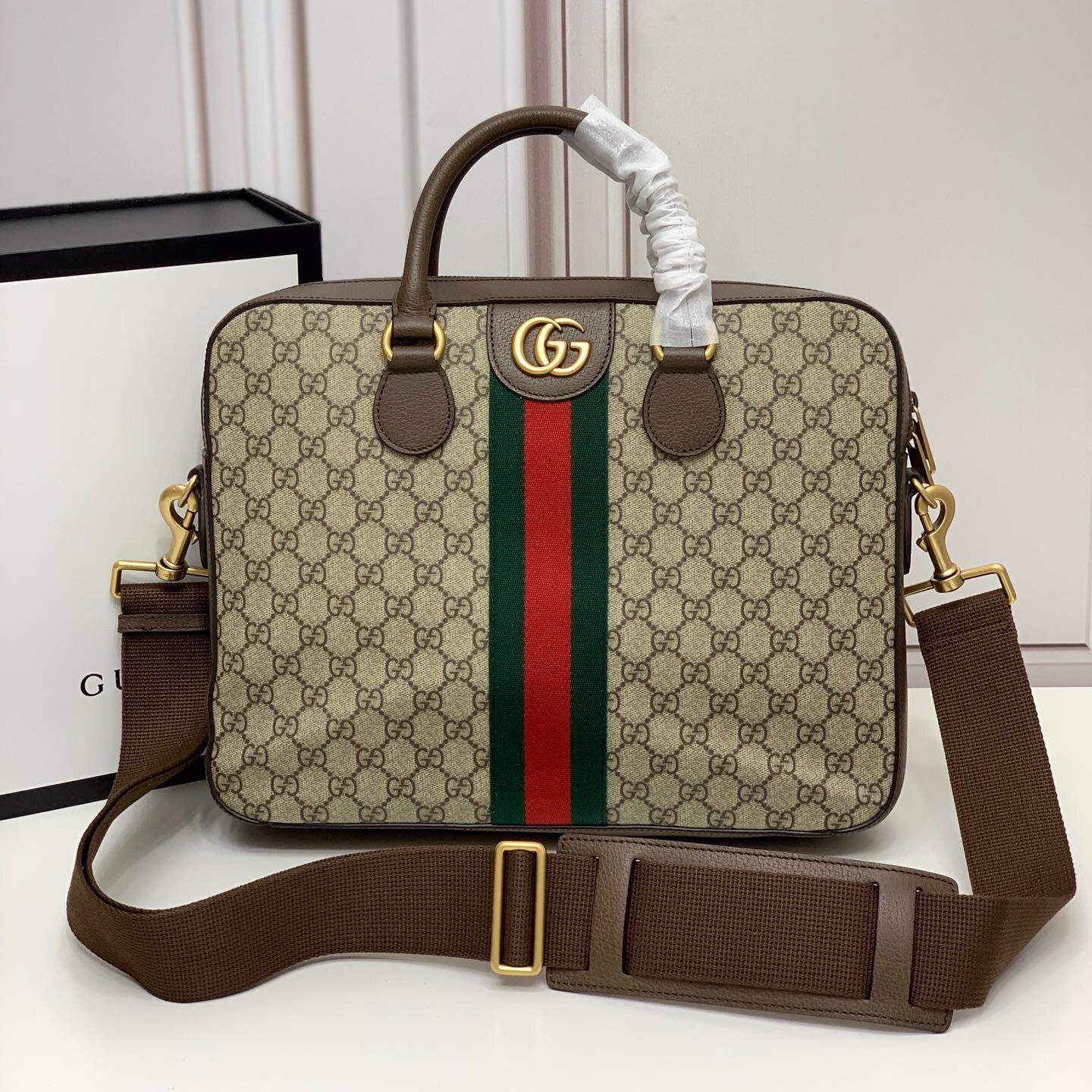 GUCCI 구찌 오피디아 GG 서류가방