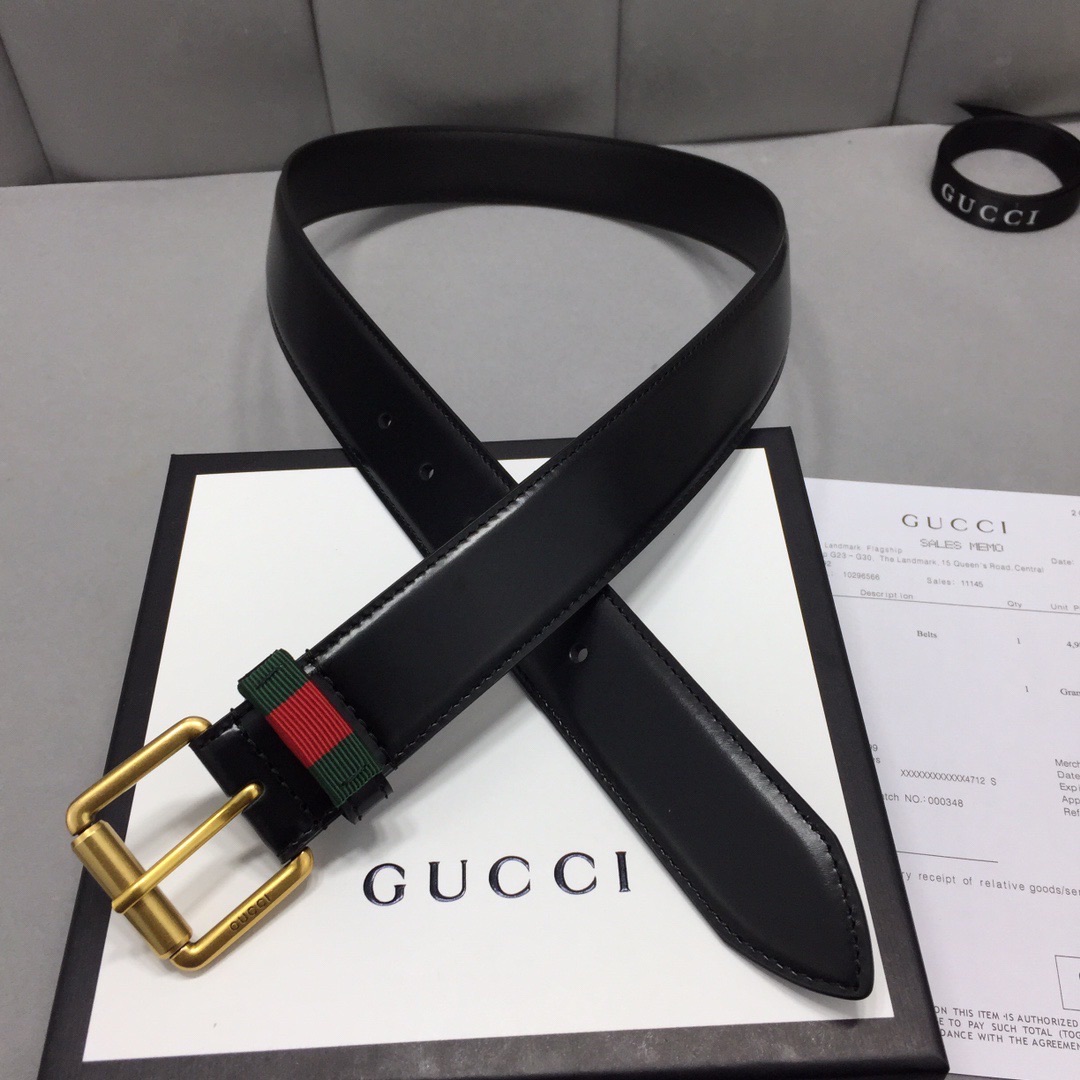 12위 GUCCI 구찌 벨트 MG3029 블랙,네이비&금장,은장