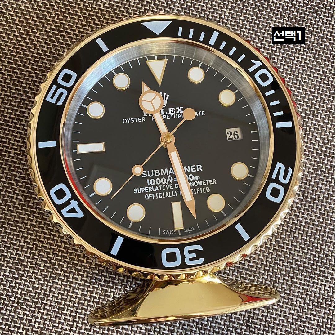 ROLEX 로렉스 서브마리너 탁상시계 4COLOR