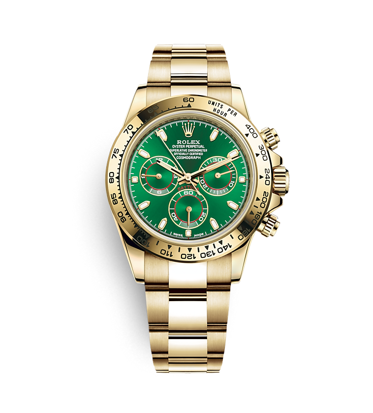 11위 (정품비교영상) ROLEX 로렉스 데이토나 옐로우 골드 그린 다이얼 최신버전 업그레이드형 크로노그래프 데이토나 18K 옐로우골드 Green 다이얼 수정형 ETA 7750 오토매틱 무브먼트 rol0730