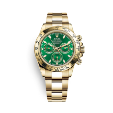 11위 (정품비교영상) ROLEX 로렉스 데이토나 옐로우 골드 그린 다이얼 최신버전 업그레이드형 크로노그래프 데이토나 18K 옐로우골드 Green 다이얼 수정형 ETA 7750 오토매틱 무브먼트 rol0730