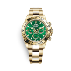 11위 (정품비교영상) ROLEX 로렉스 데이토나 옐로우 골드 그린 다이얼 최신버전 업그레이드형 크로노그래프 데이토나 18K 옐로우골드 Green 다이얼 수정형 ETA 7750 오토매틱 무브먼트 rol0730