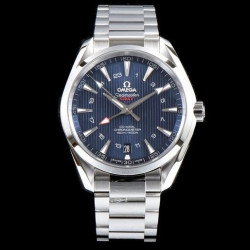 OMEGA 오메가 뉴 스틸 업 시마스터 아쿠아 테라 231.10.43.22.03.001 "티크 컨셉트" 오리지날 1:1수제공정형 무브먼트 코-액시얼 지엠티 43MM 블루 다이얼 오토매틱 무브먼트 omg0781 - Omega Seamaster Omega Teak Concept Co-Axal Chronometer GMT 43MM BlueDial Automatic Movement