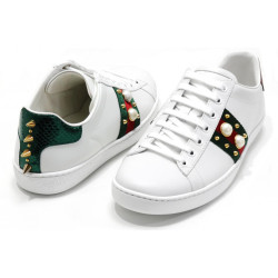 GUCCI 구찌 진주 에이스 진주알 스니커즈