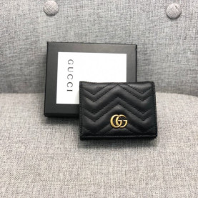 GUCCI 구찌 클래식 반지갑 금장 블랙