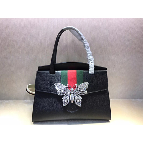 GUCCI 구찌 나비디테일 가죽 핸들백 505342