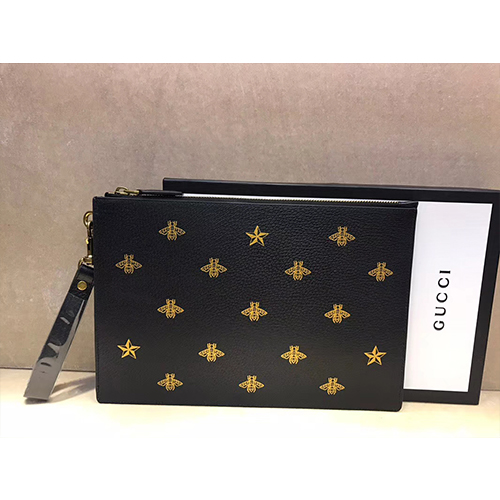 GUCCI 구찌 스타비 레더 클러치 495006