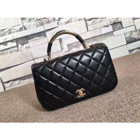 CHANEL 샤넬 메탈핸들 플랩백 A93752