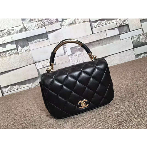 CHANEL 샤넬 메탈핸들 플랩백-1