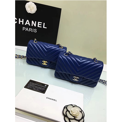 CHANEL 샤넬 쉐브론 클래식 뉴미니 A1119-1 (금장/은장)