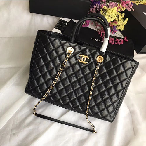CHANEL 샤넬 빈티지 쇼퍼백 38cm