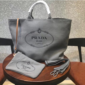 PRADA 프라다 페브릭 핸드백 1BG161