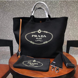 PRADA 프라다 페브릭 핸드백 1BG161-4