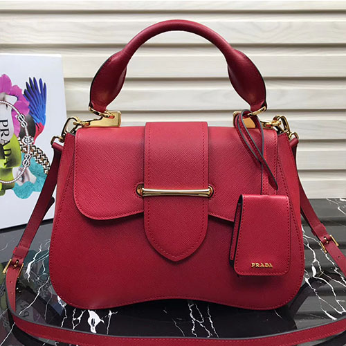 PRADA 프라다 시도니 미디움 사피아노백 1BN005-2