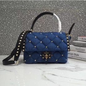 VALENTNIO 발렌티노 캔디스터드 탑핸들백 0055