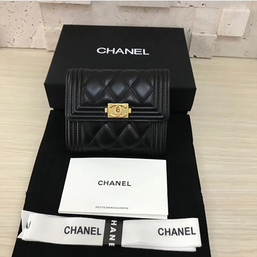 CHANEL 샤넬 보이 반지갑0001