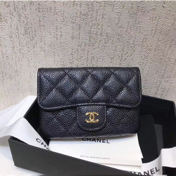CHANEL 샤넬 캐비어 클래식 카드&동전지갑