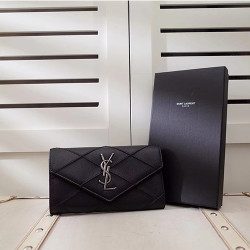 SAINT LAURENT 생로랑 플랩 장지갑 455662