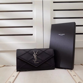 SAINT LAURENT 생로랑 플랩 장지갑 455662
