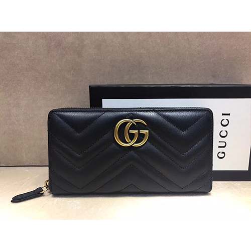 GUCCI 구찌 마몬트 지퍼 장지갑 448087-4