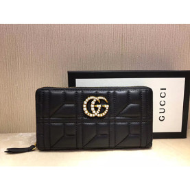 GUCCI 구찌 마몬트 지퍼 장지갑 448087-6