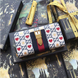 GUCCI 구찌 실비 지퍼 장지갑 476083-6