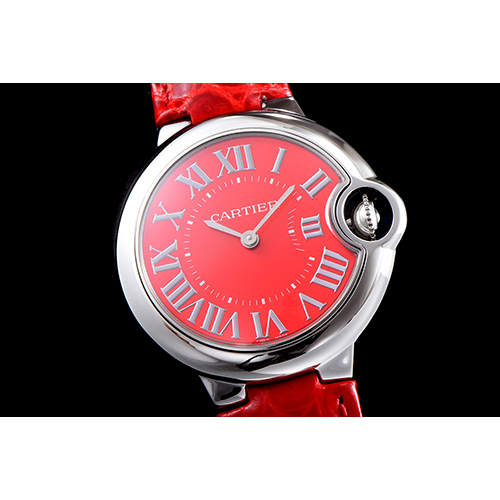 CARTIER 까르띠에 발롱블루 33mm 쿼츠-16